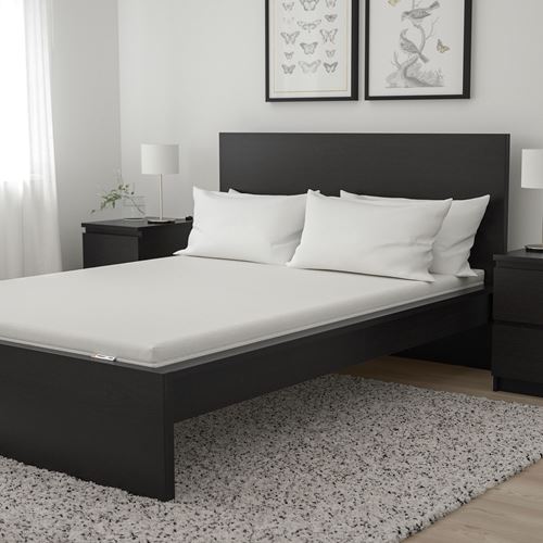 MOSHULT çift kişilik yatak, beyazsert, 140x200 cm
