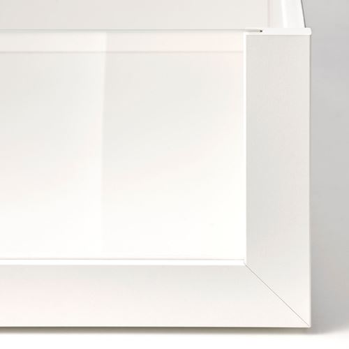 KOMPLEMENT, cam panelli çekmece, beyaz, 100x58 cm