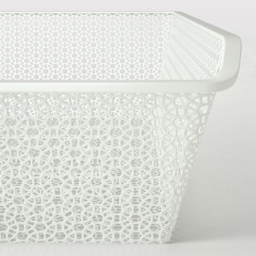 KOMPLEMENT, wire basket, white, 75x58 cm