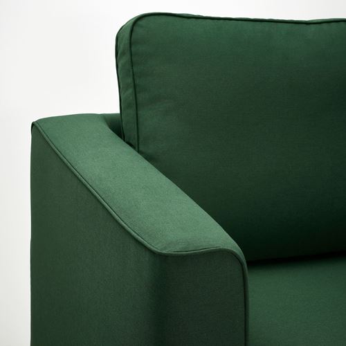 PARUP, 2'li kanepe ve uzanma koltuğu, vissle koyu yeşil