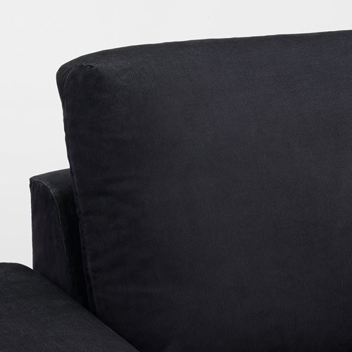 VIMLE, uzanma koltuğu, saxemara mavi-siyah