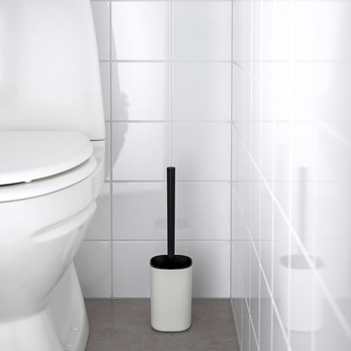 STORAVAN, tuvalet fırçası, beyaz-siyah