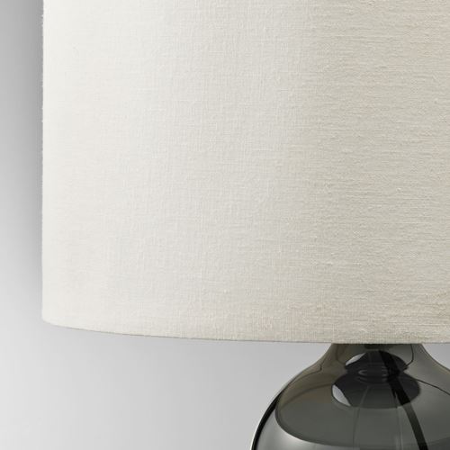 TONVIS, masa lambası, beyaz-koyu gri, 52 cm