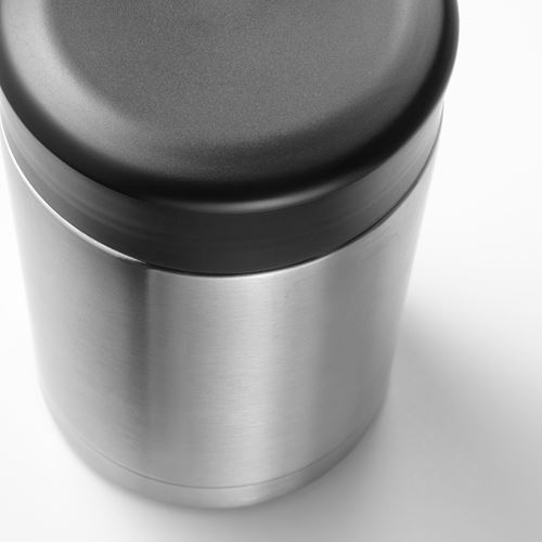 EFTERFRAGAD, food vacuum flask, stainless steel, 0.5 lt