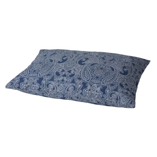 JATTEVALLMO, yastık kılıfı, koyu mavi-beyaz, 50x60 cm