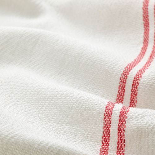 HILDEGUN, kurulama bezi, beyaz-kırmızı, 45x60 cm