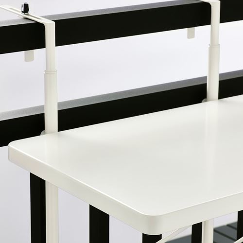 TORPARÖ, balkon masası, beyaz, 50 cm