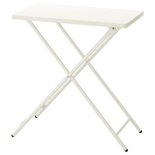 TORPARÖ, foldable table, white, 70x42 cm