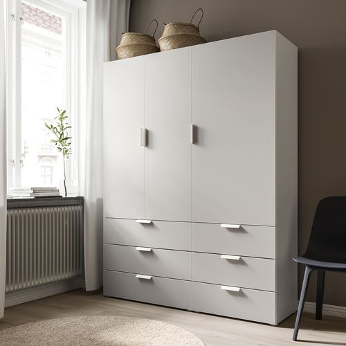SKATVAL, drawer, white/light grey, 80x42x20 cm