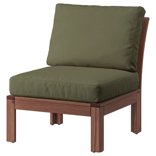 APPLARÖ, tekli koltuk, kahverengi, 63x80x84 cm