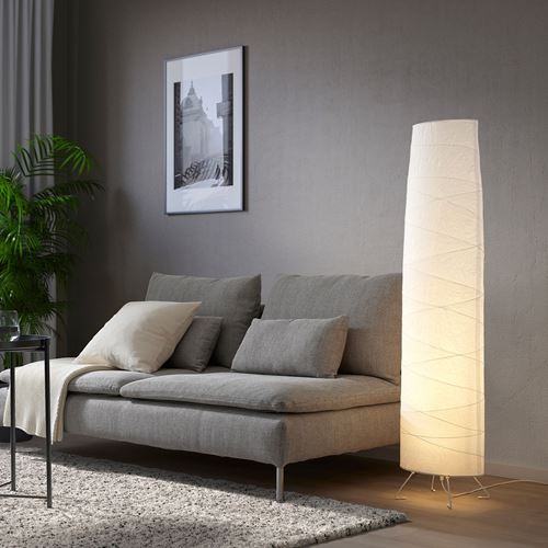 VICKLEBY, floor lamp, white, 136 cm