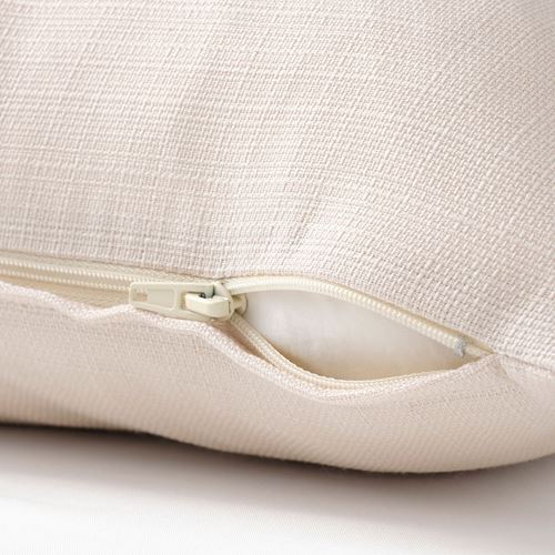 MAJBRAKEN, cushion cover, light grey/beige, 50x50 cm