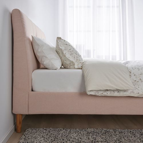 IDANAS, double bed, pink, 140x200 cm