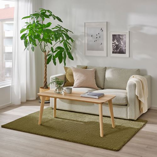 STOENSE, rug, light green, 133x195 cm