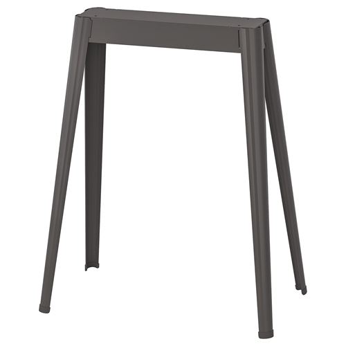 LAGKAPTEN/NARSPEL, çalışma masası, beyaz-koyu gri, 140x60 cm