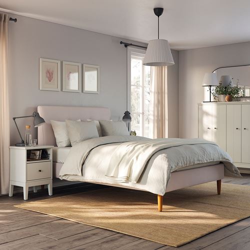 IDANAS, double bed, pink, 140x200 cm