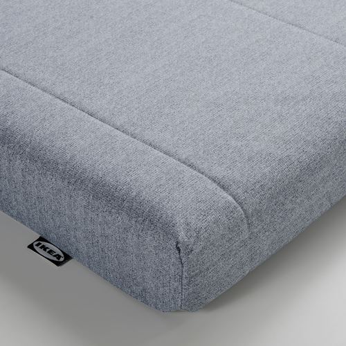 AGOTNES, single bed mattress, light blue, 90x200 cm