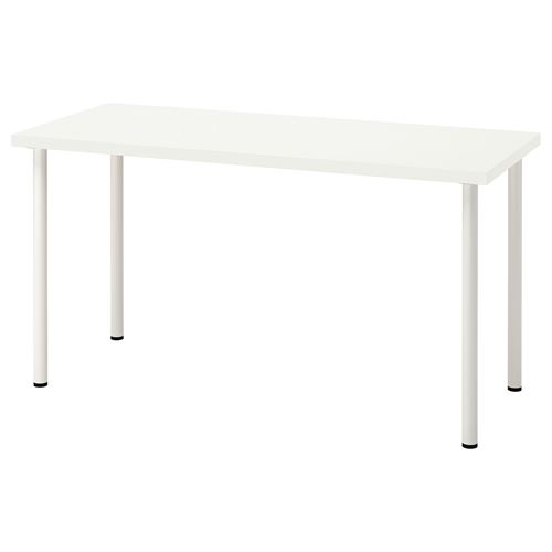 LAGKAPTEN/ADILS, çalışma masası, beyaz, 140x60 cm