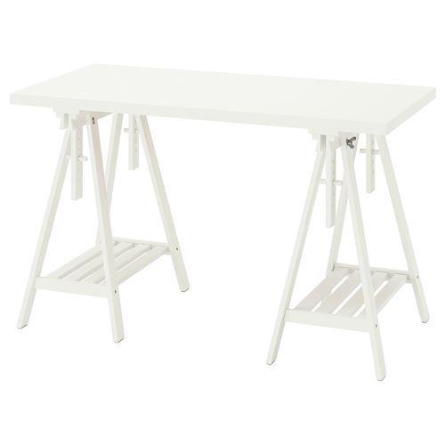 LAGKAPTEN/MITTBACK, çalışma masası, beyaz, 120x60 cm