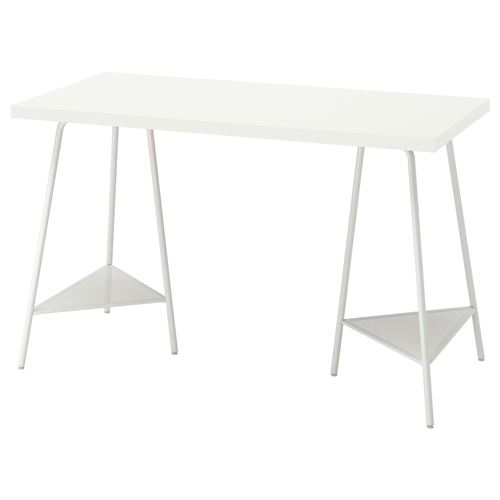 LAGKAPTEN/TILLSLAG, çalışma masası, beyaz, 120x60 cm