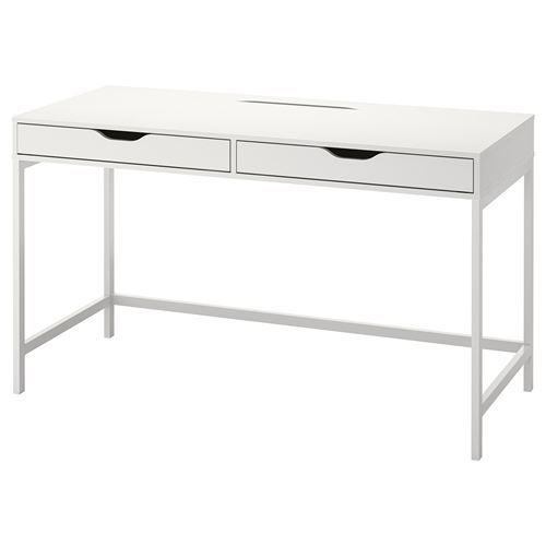 ALEX, çalışma masası, beyaz, 131x58 cm