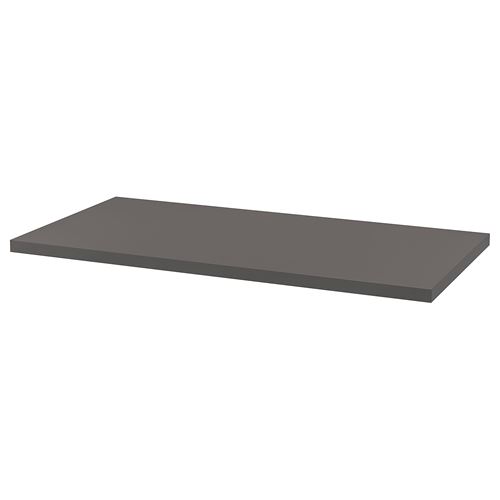 LAGKAPTEN/OLOV, çalışma masası, koyu gri-siyah, 120x60 cm