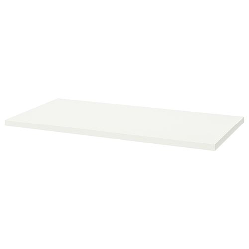 LAGKAPTEN/NARSPEL, çalışma masası, beyaz-koyu gri, 120x60 cm