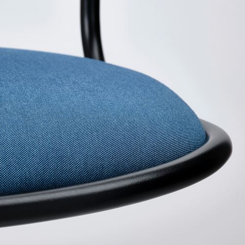 ÖRFJALL, çalışma sandalyesi, siyah-vissle mavi