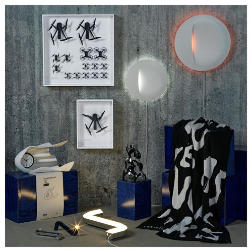 IKEA ART EVENT 2021, allen key shaped torch, silver-colour, 20 cm