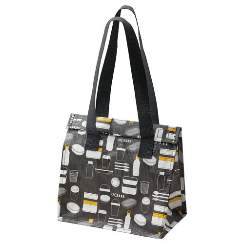 FLADDRIG, lunch bag, grey, 25x16x27 cm
