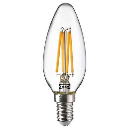 SOLHETTA, LED ampul E14, Işık rengi: Sıcak beyaz (2700 Kelvin), 250 lm