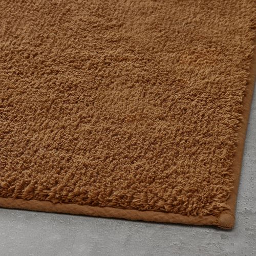 SÖDERSJÖN, bath mat, brown-yellow, 50x80 cm