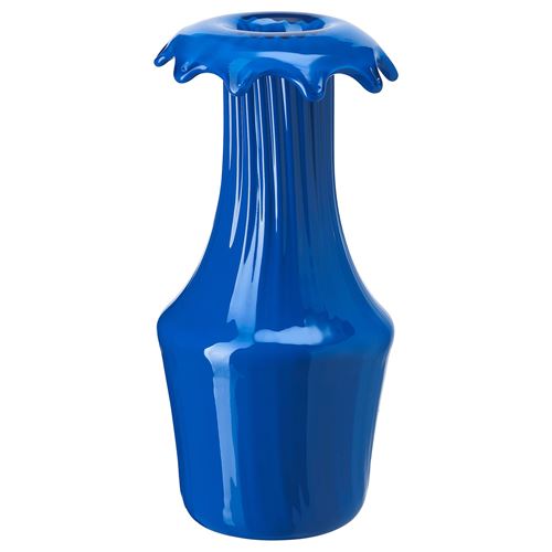 KARISMATISK, vase, blue, 23 cm