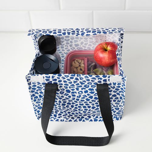 VATTENDANS, yemek çantası, mavi-beyaz