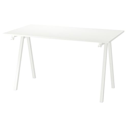TROTTEN, masa tablası, beyaz, 140x80 cm