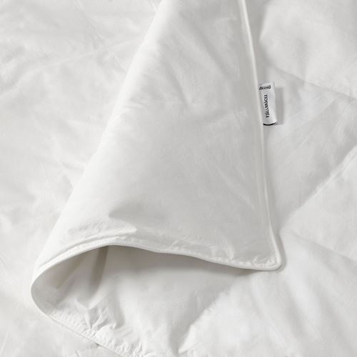 FJALLBRACKA, çift kişilik kışlık yorgan, beyaz, 240x220 cm