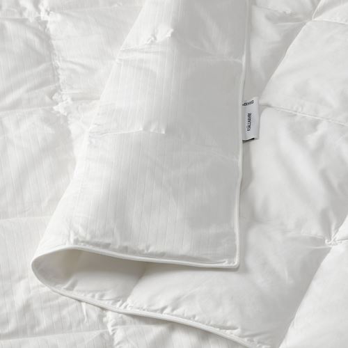 FJALLHAVRE, double quilt, warmer, white, 240x220 cm