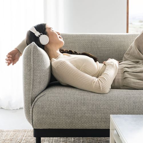 APPLARYD, 3'lü kanepe ve uzanma koltuğu, lejde açık gri