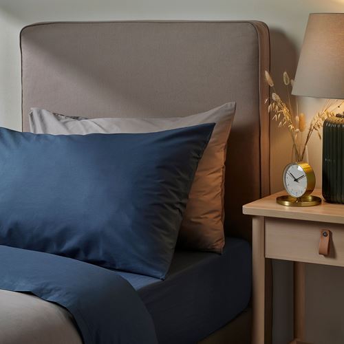 ULLVIDE, yastık kılıfı, koyu mavi, 50x60 cm