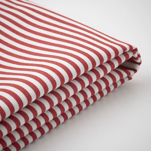 GULLBERGSÖ, cushion cover, striped-red, 50x50 cm
