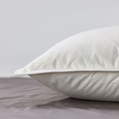 GULKAVLE, ince dolgulu yastık, beyaz, 50x60 cm