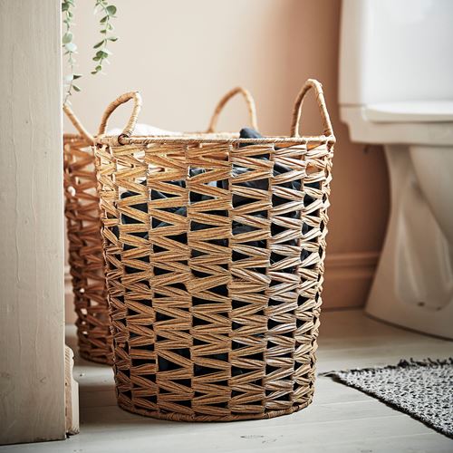 INSVEP, basket, plastic rattan, 37x40 cm