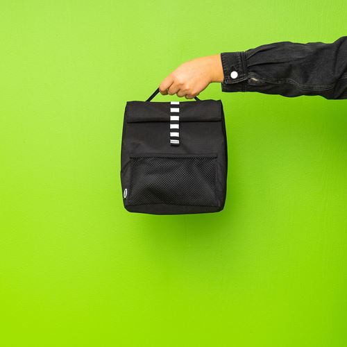 FRAMTUNG, lunch bag, black, 22x17x35 cm