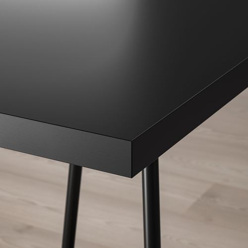 MALVAKT/TILLSLAG, çalışma masası, siyah, 120x80 cm
