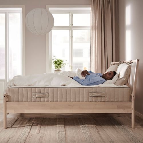 VATNESTRÖM, çift kişilik yatak, natürel, 140x200 cm