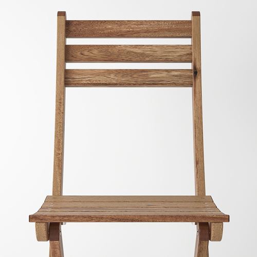 ASKHOLMEN, folding chair, light brown