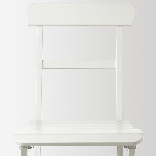 MALARÖ, katlanabilir sandalye, beyaz