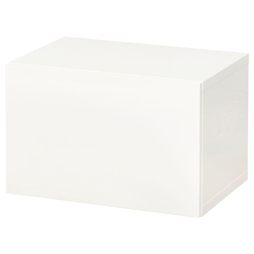 BESTA/LAPPVIKEN, wall cabinet, white, 60x42x38 cm