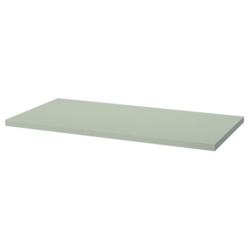 LAGKAPTEN/KRILLE, desk, light green-white, 120x60 cm