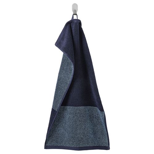 HIMLEAN, hand towel, dark blue-melanj, 40x70 cm
